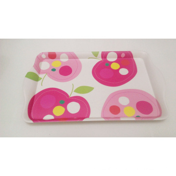 Bamboo Fiber Tableware Tray with Printed (BC-TP1001)